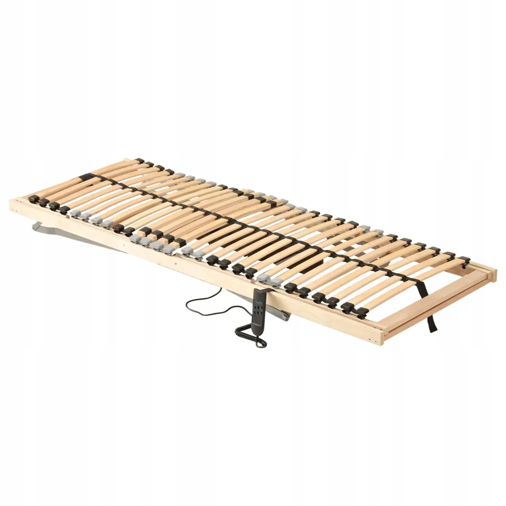 vidaXL Elektryczny stelaż do łóżka z 28 listwami, 7 stref, 90 x 200 cm Kod producenta 321824