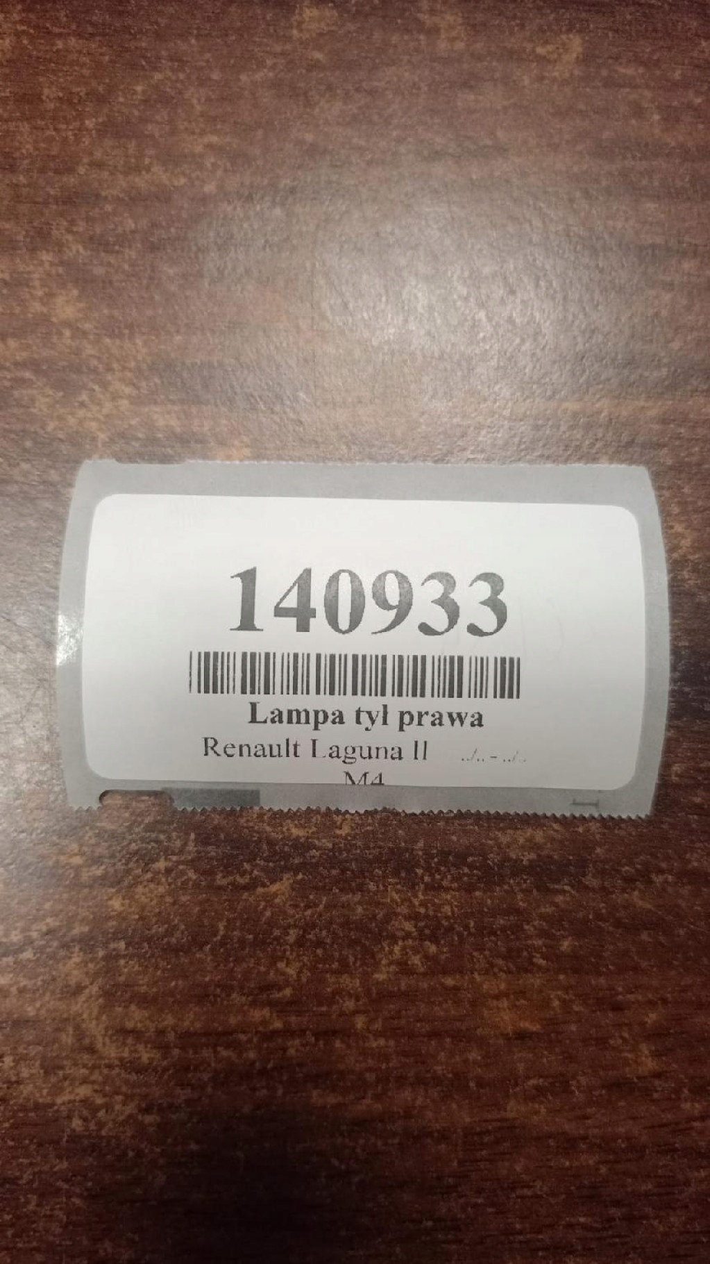 RENAULT LAGUNA II KOMBI light right rear part 8200703487