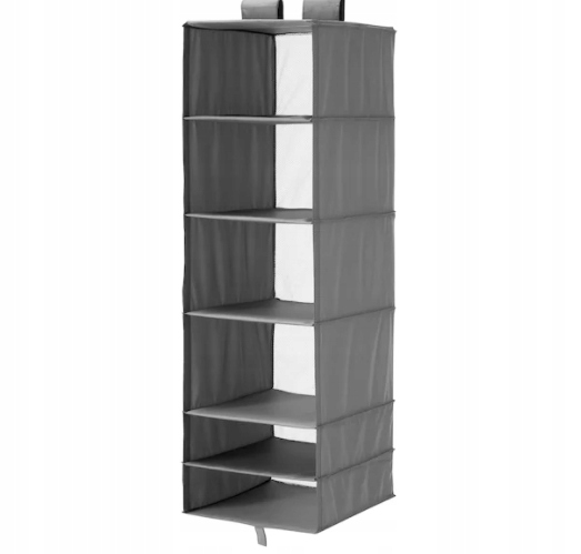

Ikea Skubb wisząca półka x6 ciemnoszara 35x45x125