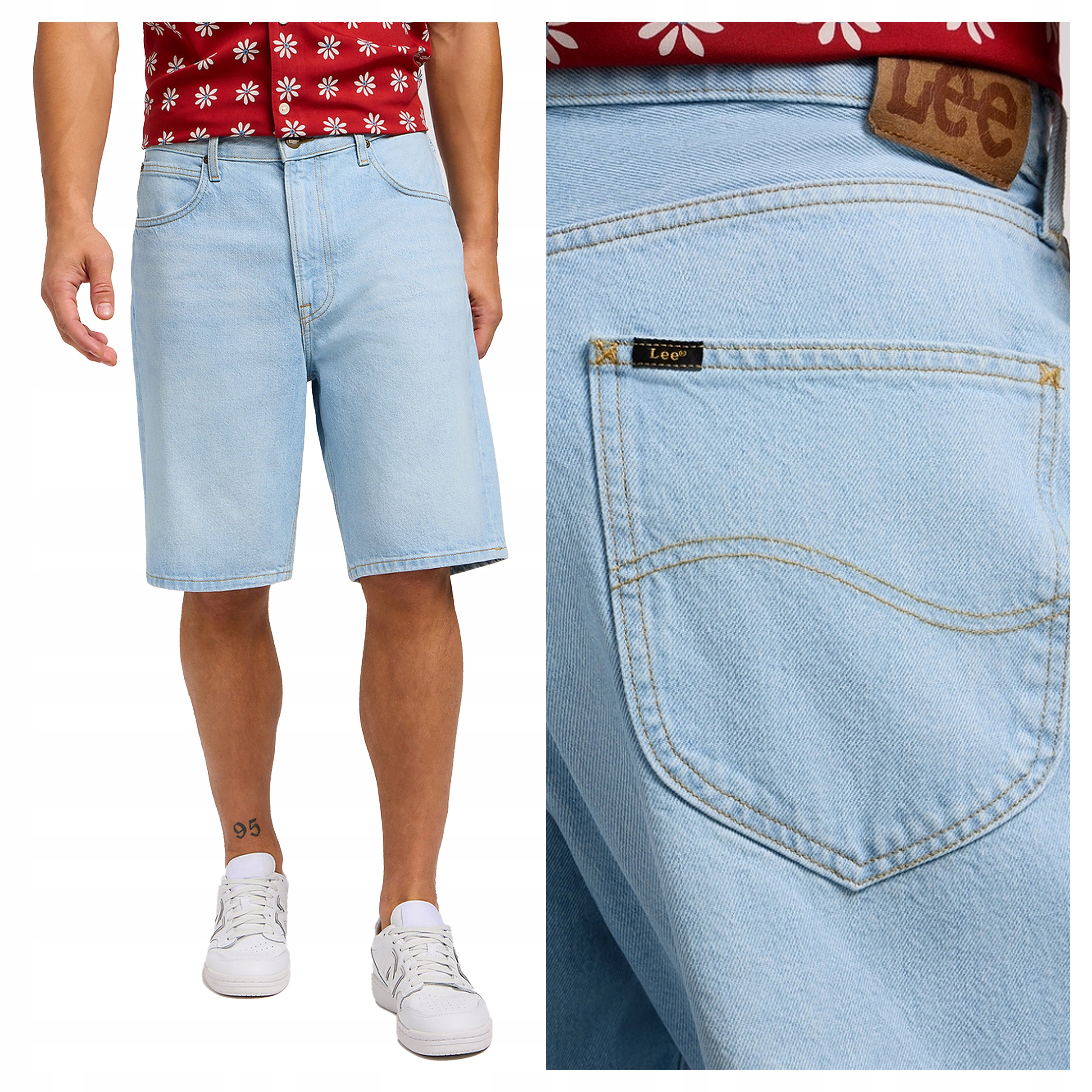 Lee Asher Short W32 Pánské džínové šortky