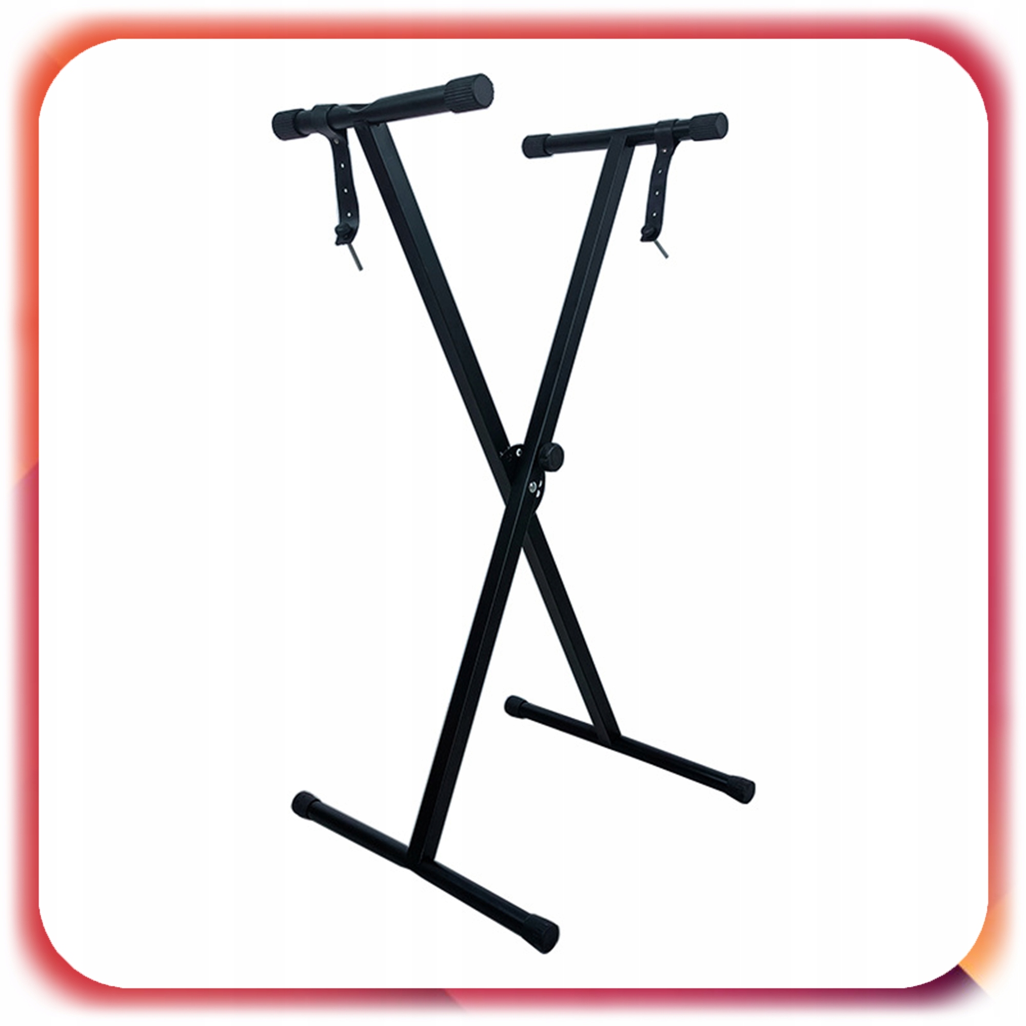 STATYW POD KEYBOARD STOJAK PIANINO KLAWISZOWY ORGANY REGULOWANY SKŁADANY Minimalna wysokość produktu 30 cm