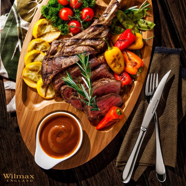 Nóż do steków ze stali nierdzewnej Wilmax 23,5 cm Materiał ostrza stal nierdzewna