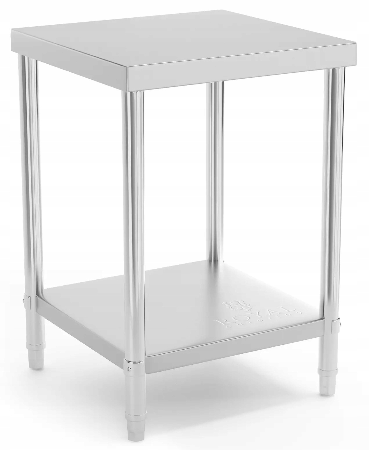 Pracovní stůl z nerezové oceli 60x60 cm Royal Catering RCAT-60/60-NW