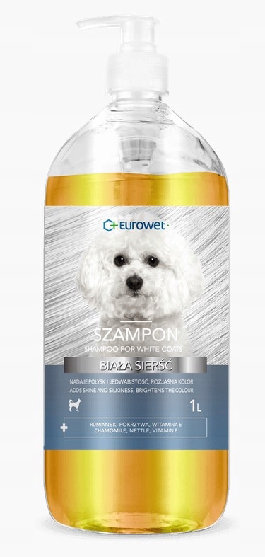 Eurowet Šampon na bílou srst 1L