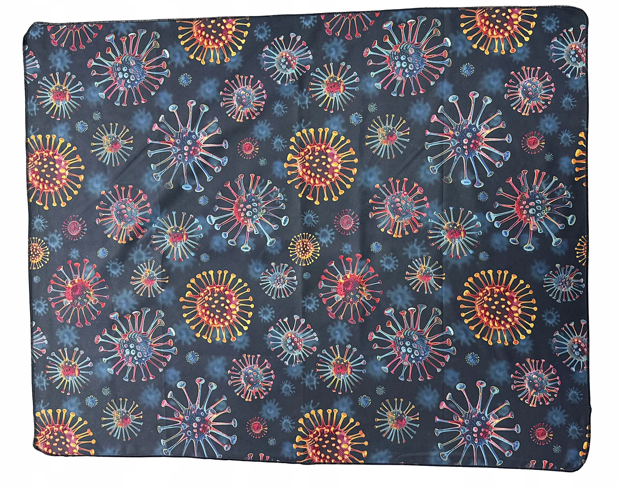 Rychleschnoucí Ručník Mikrovlákno Velký Pláž Bazén 80x150 cm Virus Zepnij