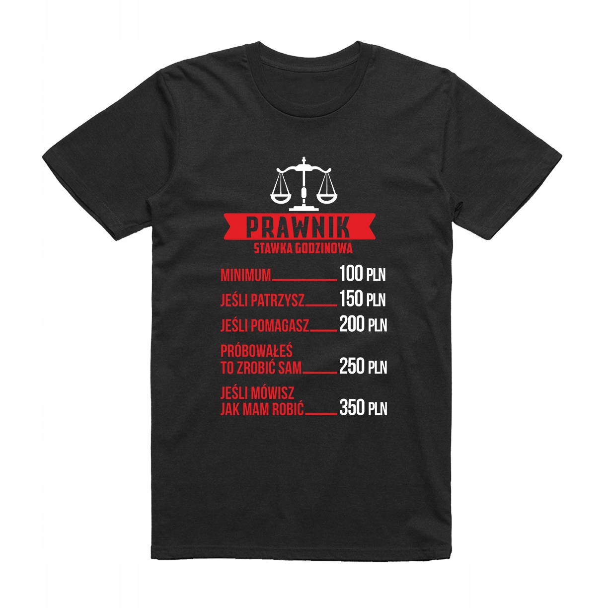 

S - Koszulka T-shirt Prawnik Dla Prwnika Prezent