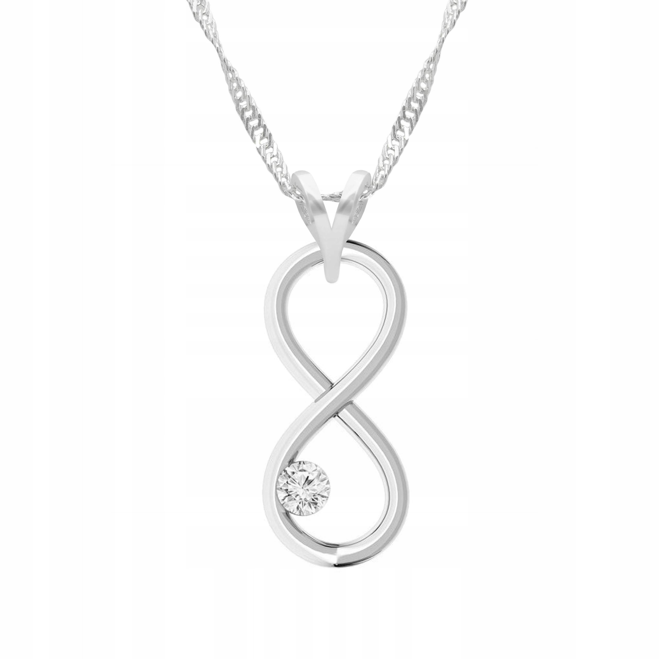 Stříbrný náhrdelník s nekonečnem Love Forever Nekonečno Stříbro 925