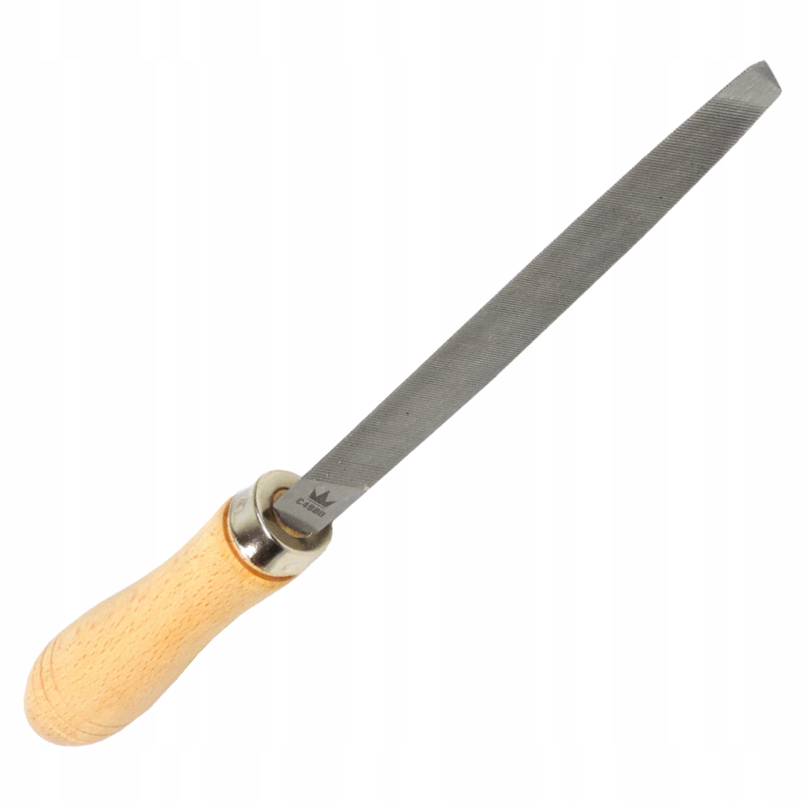 PILNIK TRÓJKĄTNY DO PIŁ 150 mm ŁAŃCUCHA NR2 DREWNIANA RĄCZKA RICHMANN C4982