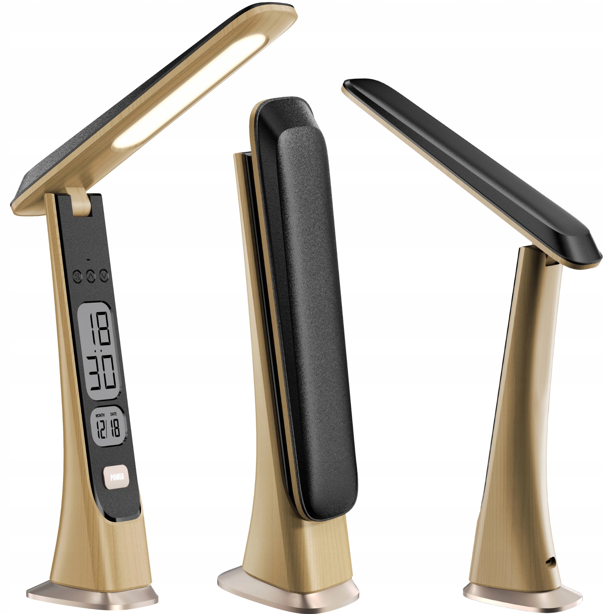 Składana lampka biurkowa szkolna Led lampa nocna na biurko regulowana