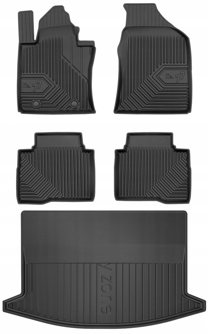 Set 77 Koberce a rohože SsangYong Korando 4 od 2019- d