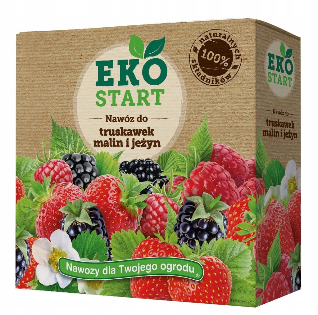 Nawóz EKOSTART do Truskawek Malin Jeżyn 1,5kg 100% naturalny skład