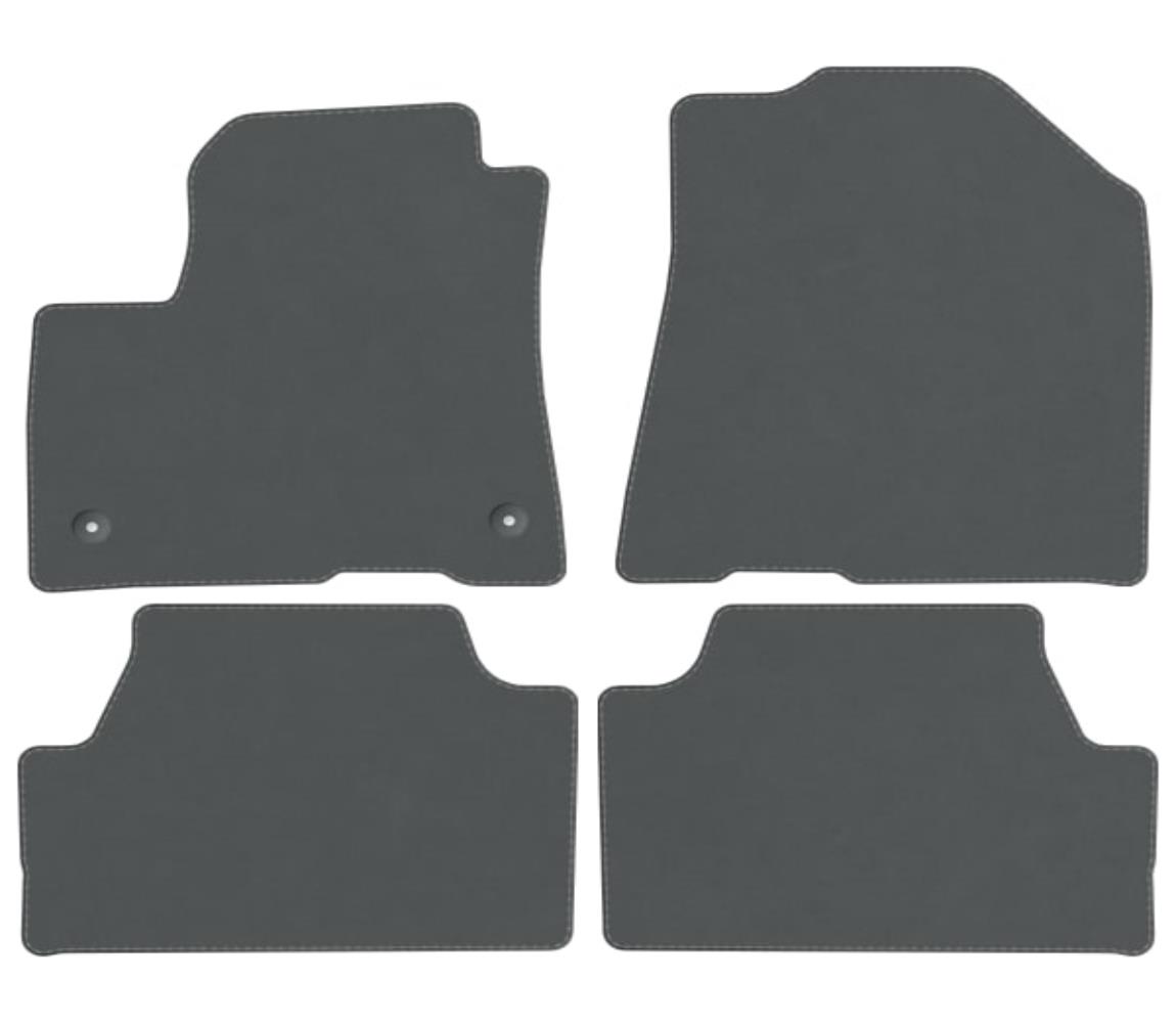 Kia e-Soul Elektryk 2019 2024 velurové koberce Šedé Alps