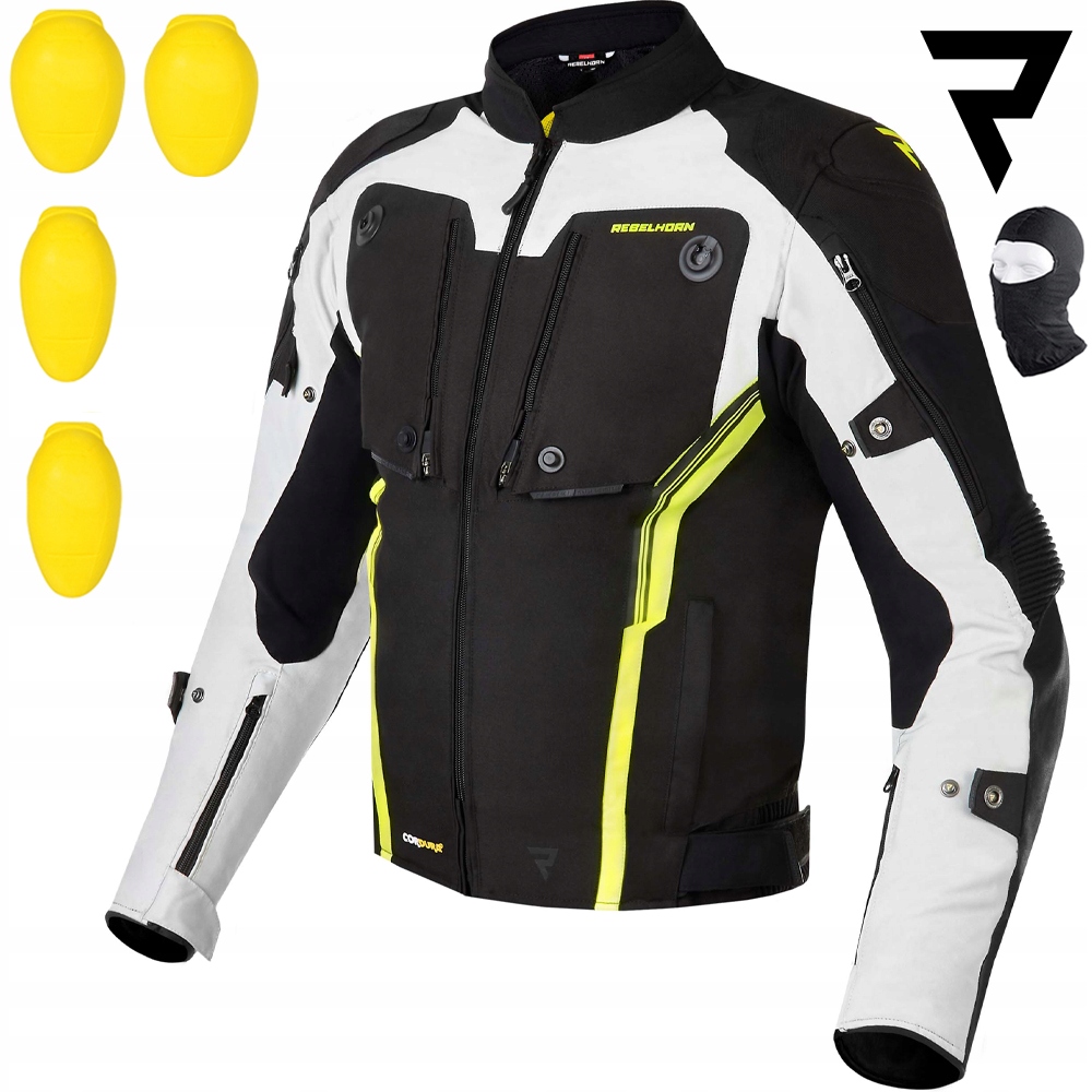 Motocyklová Bunda Rebelhorn Borg Mestská Textilná Pánska Darčeky