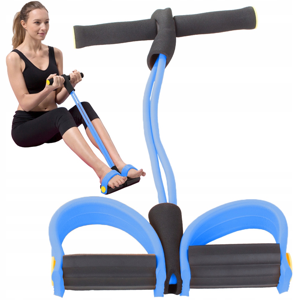 EKSPANDER GUMOWY Z MOCOWANIEM NA STOPY - TRENING