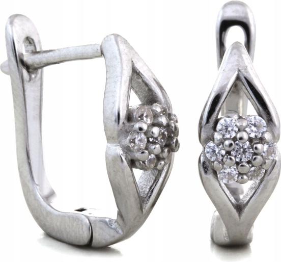 Stříbrné náušnice 925 anglické jemné pro každou příležitost se zirkony