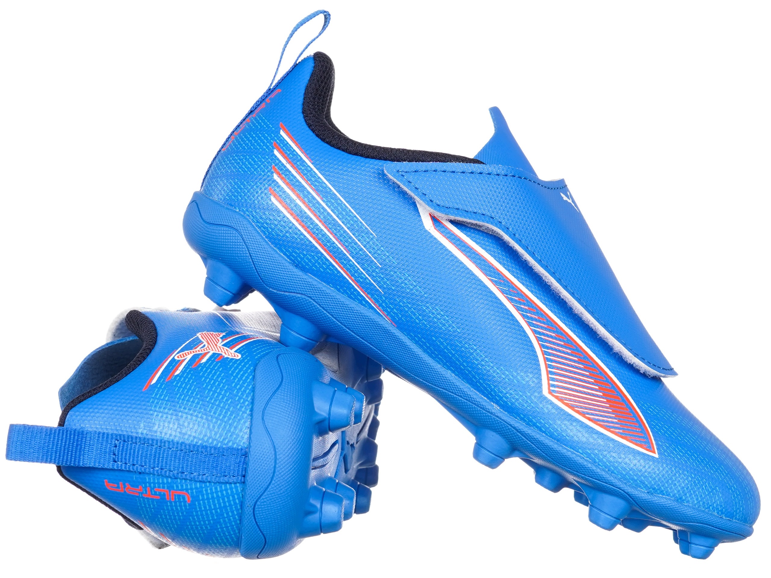 Puma Buty Dziecięce Piłkarskie Ultra 6 Play Rb Jr 108545-01 korki na rzepy