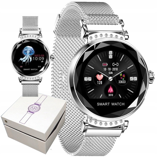 

Zegarek Bransoletka Smartwatch Damski Tętno Sms