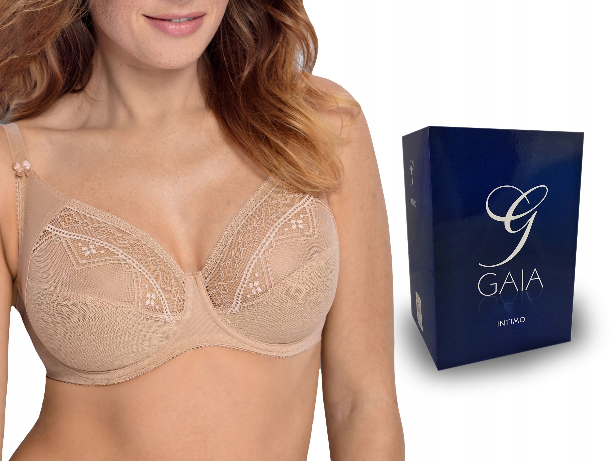 

Gaia Nancy 059 , biustonosz soft , Beżowy , 95D