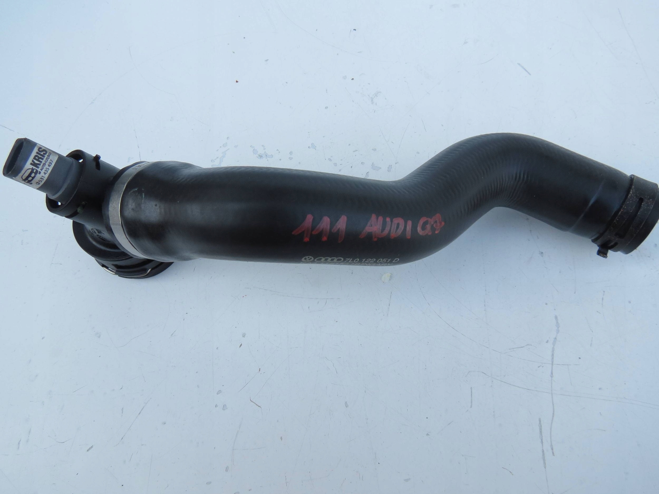 pipe hose radiator WODU AUDI Q7 3.6 FSI 7L0122051D
