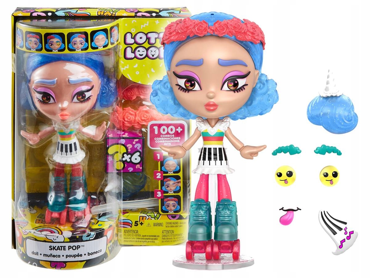 

Lotta Looks Niebieska Lalka Podstawowa Skate GMW43