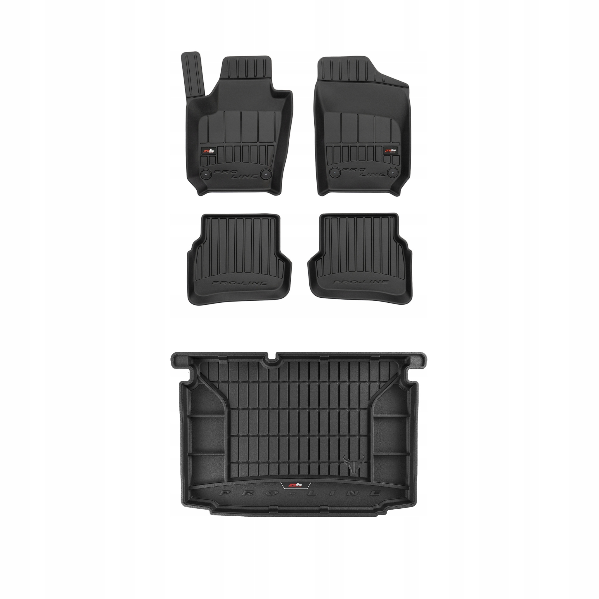 Frogum 3D Sada gumových koberců a rohože s logem pro Vw Polo V 2009-17