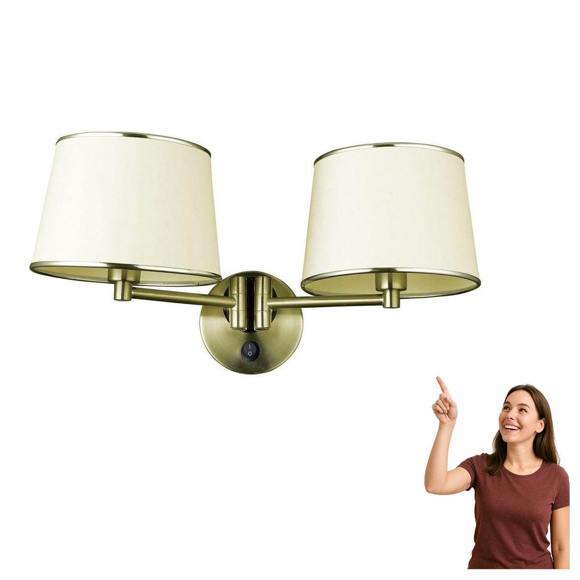 Nástenné svietidlo Ibis 22-01309 Candellux