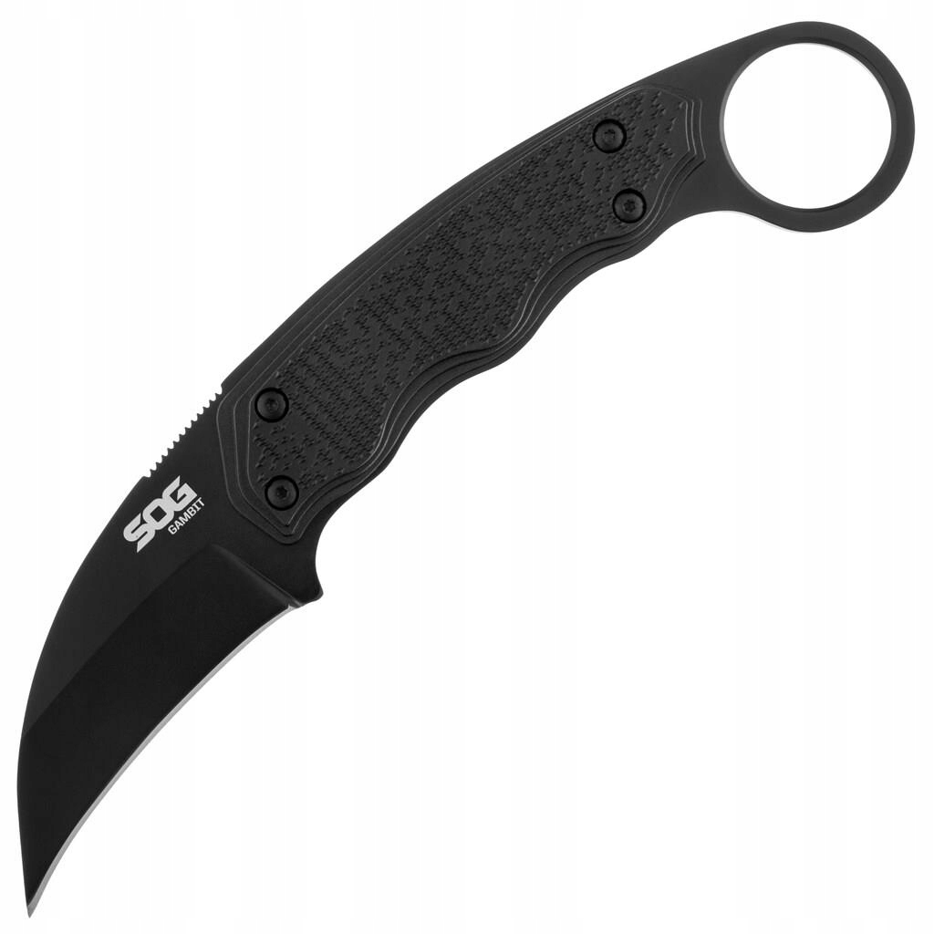 Nůž karambit s pouzdrem Sog Gambit Blackout