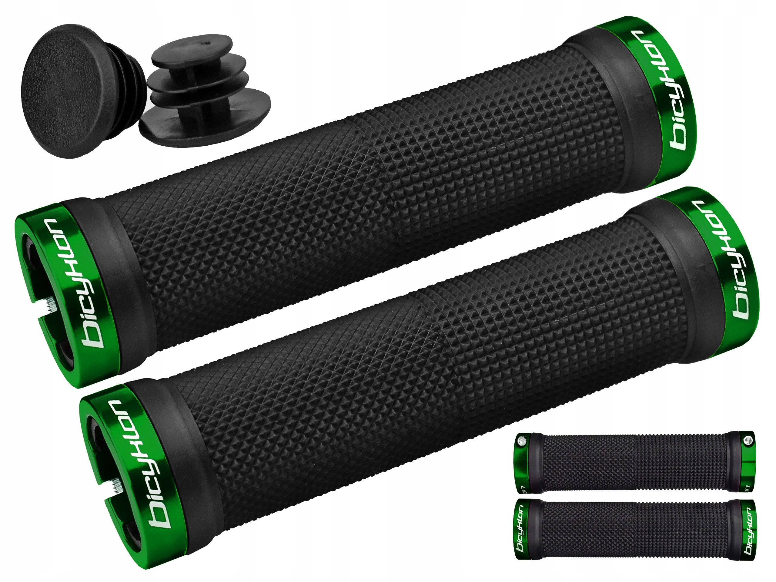 

Chwyty Gripy Bicyklon Lock-on Ciemny Zielony