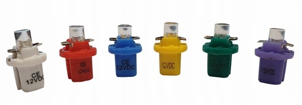 

Żarówka w oprawie B8.5D 12V T5 R5