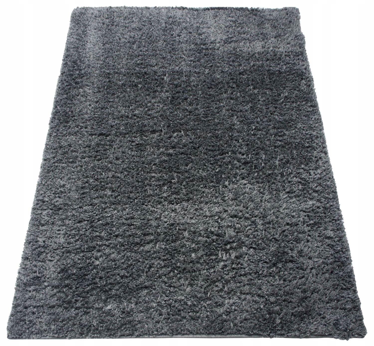 Koberec Shaggy Chlupatý Do Obývacího Pokoje Ložnice Měkký Plyšový Šedý 160X220