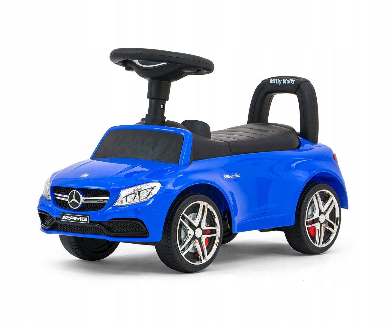 Auto Pojazd Licencja MERCEDES AMG C63CoupeS MillyMally NIEBIESKI Gra Muzyka Rozmiar ramy brak informacji