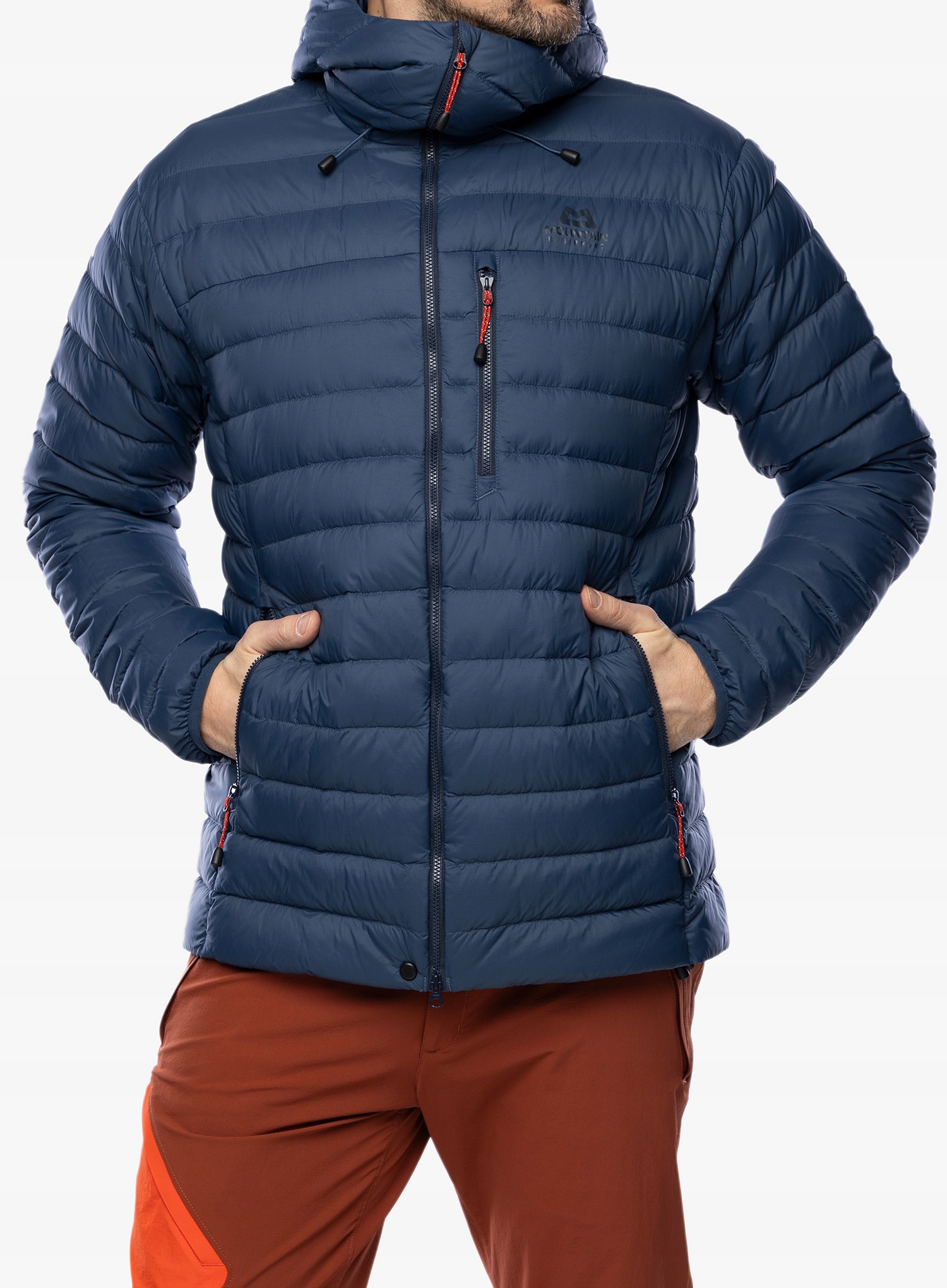 Pánská bunda s kapucí Mountain Equipment Earthrise šedá velikost S