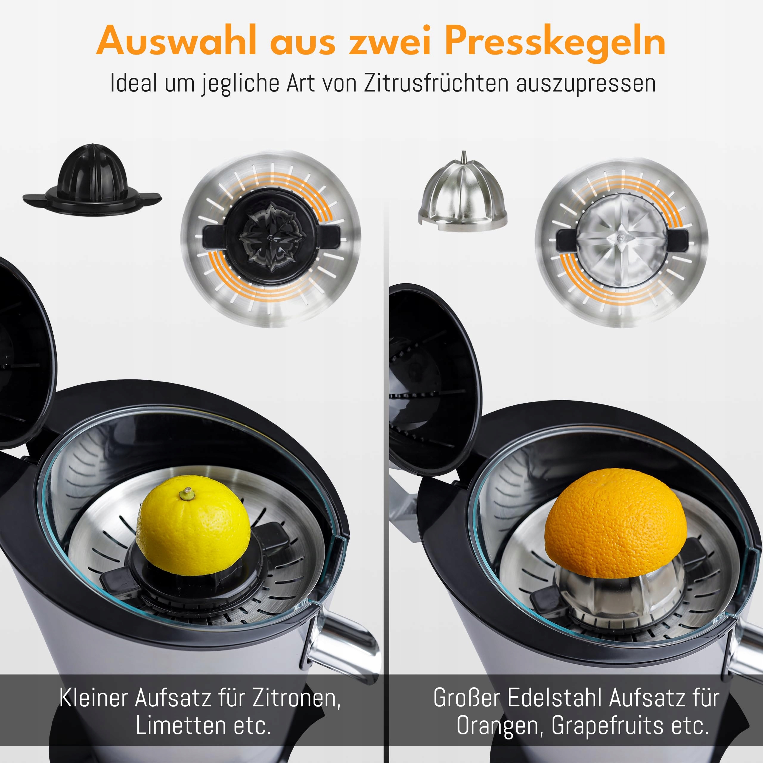 LEBENLANG Elektryczna Wyciskarka Do Soków 600W Stal Nierdzewna BPA Free — miniatura 2