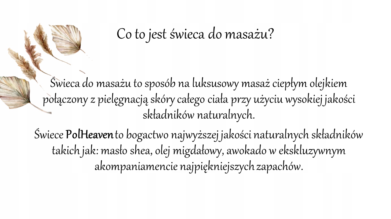 Świeca do masażu "Melon & Ogórek" 13 Rodzaj balsam