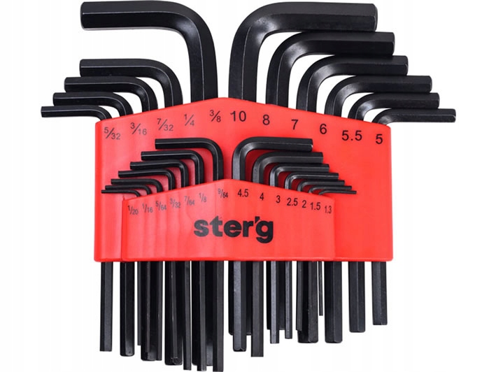 Sterg Klucze Imbusowe Komplet Kluczy Imbusowych Imbusów Imbusy Zestaw 25szt