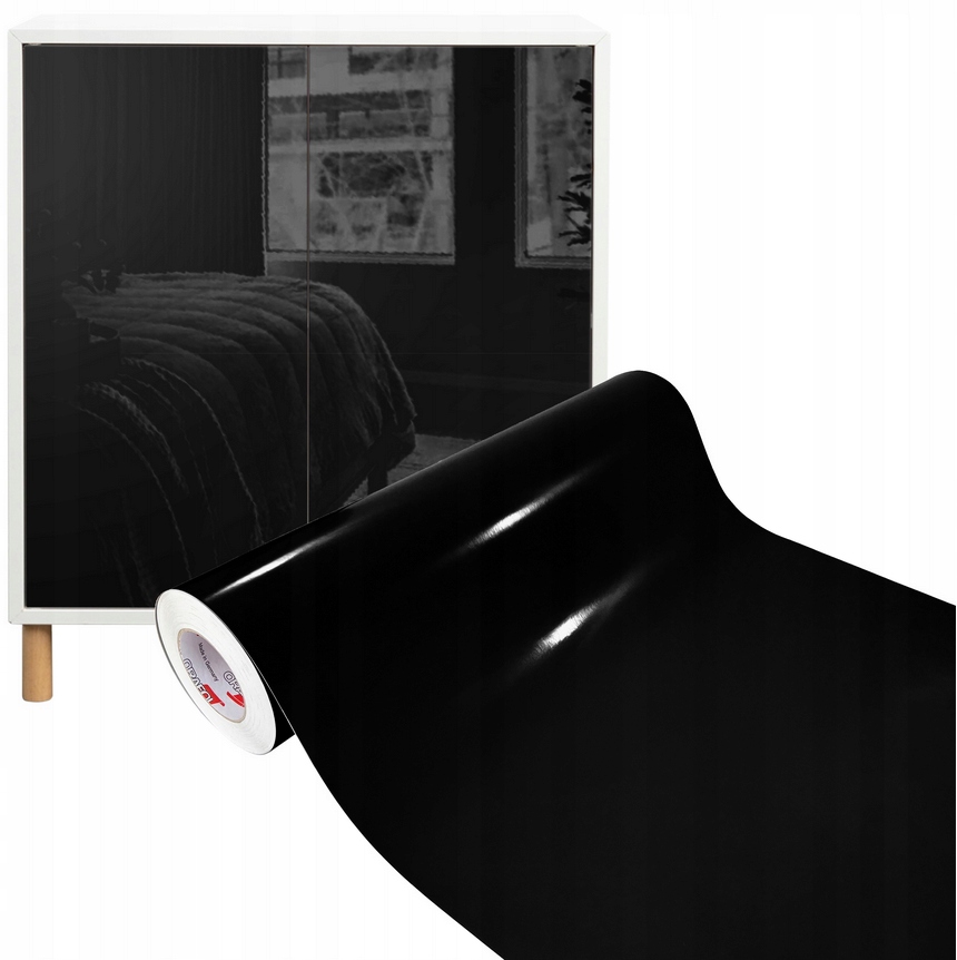 Oracal Fólie Nábytková Samolepicí Skříňka Černý Lesk 100x700 cm