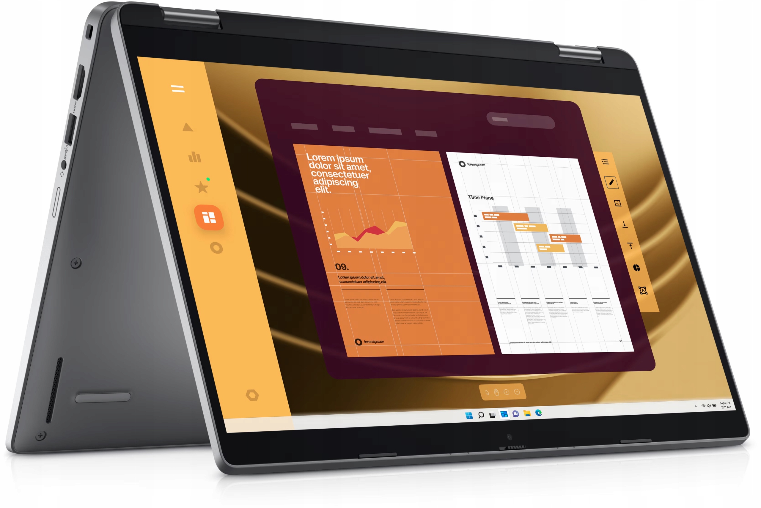 Laptop Dell Latitude 13 5350 2w1 Ultra 7 165U 16GB 512SSD Fhd 300NIT 11Prof