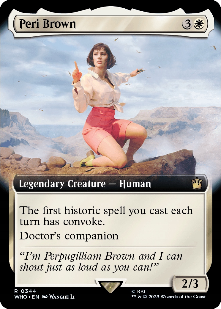 Mtg Peri Brown *Extended-Art* (r)