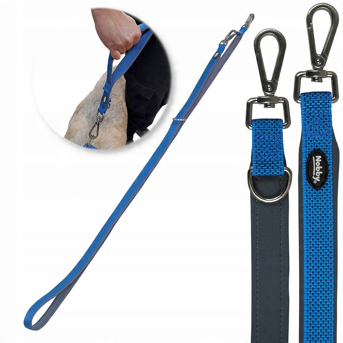 

Smycz dużego Psa Nobby Classic Preno Royal L-XL