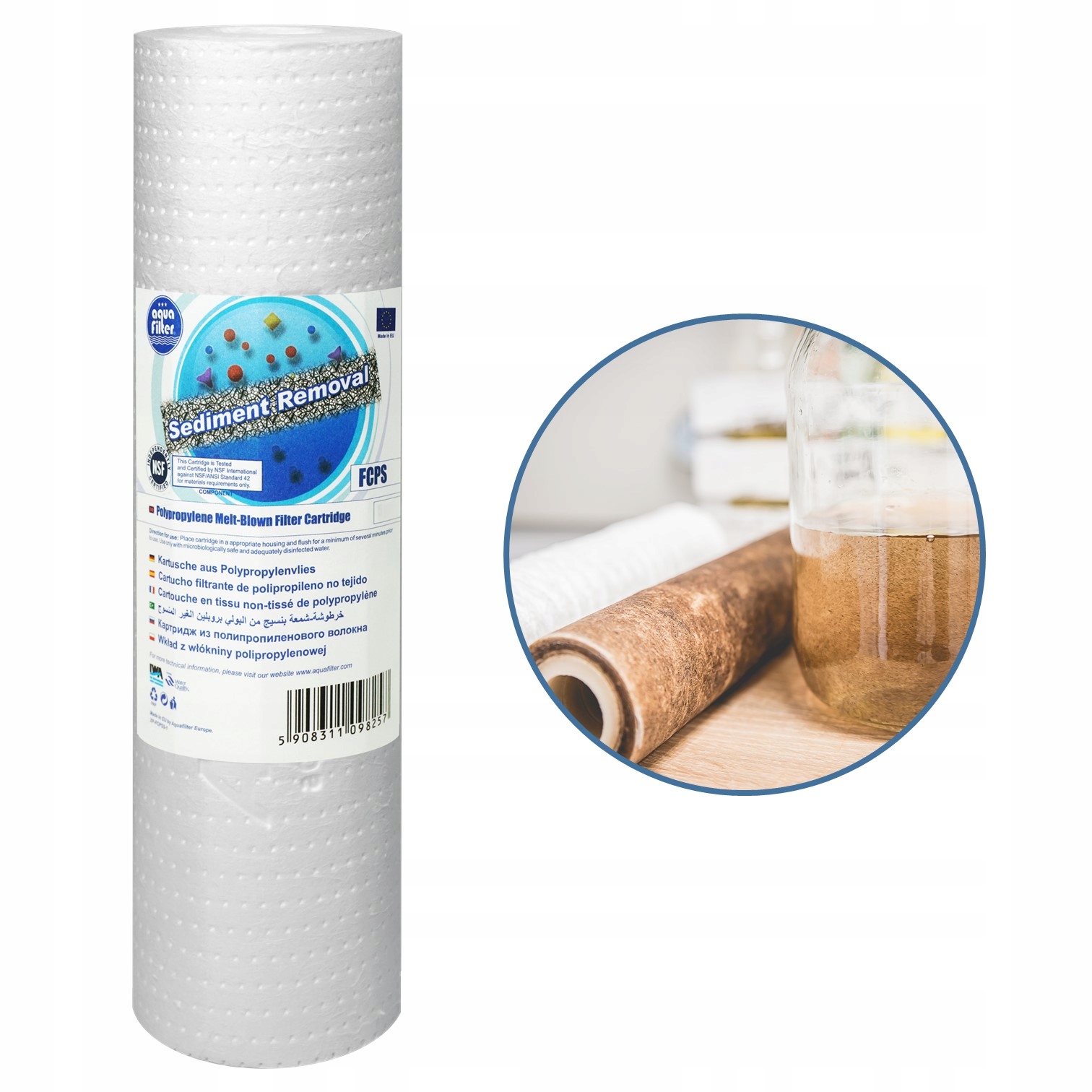 FILTR WODY NA CAŁY DOM 4 STOPNIOWY ODŻELAZIACZ 3/4 Kod producenta AF-4-FE