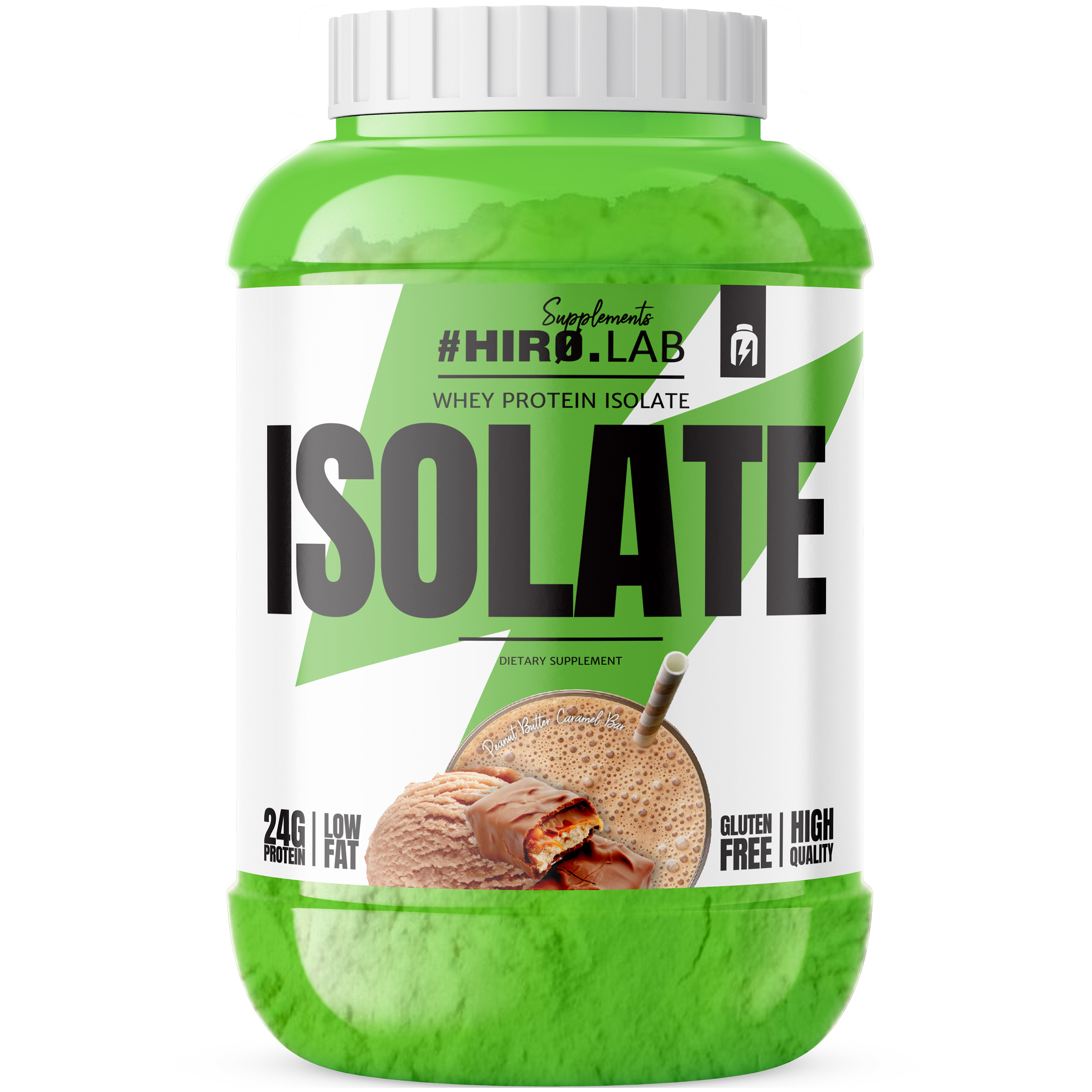 Proteinový izolát Hiro.lab 1800 g Wpi Čokoláda Ořech Doplněk Stravy Whey Protein
