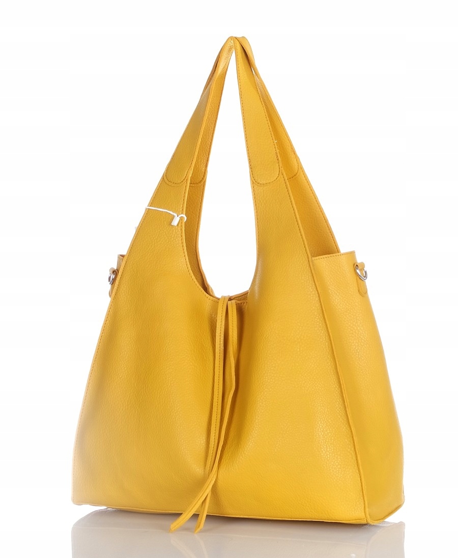 Zjawiskowa pojemna torebka damska Shopper Bag saszetka na pasku 2w1