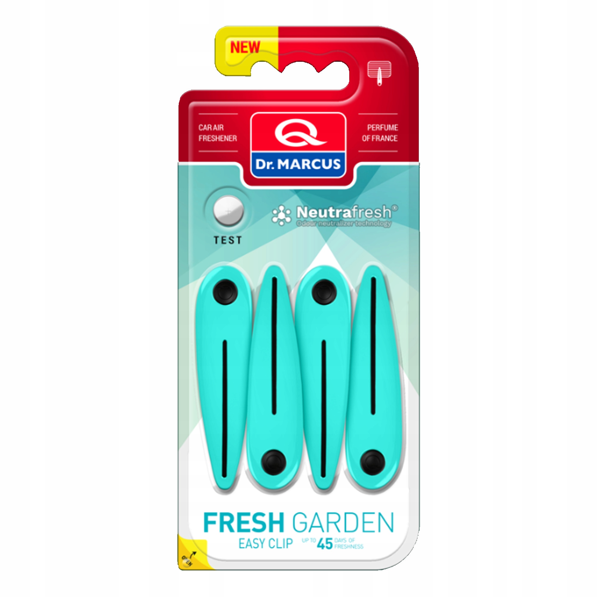 Dr Marcus Zapach Easy Clip Fresh Garden 4szt Wpinka Zapachowa Klips
