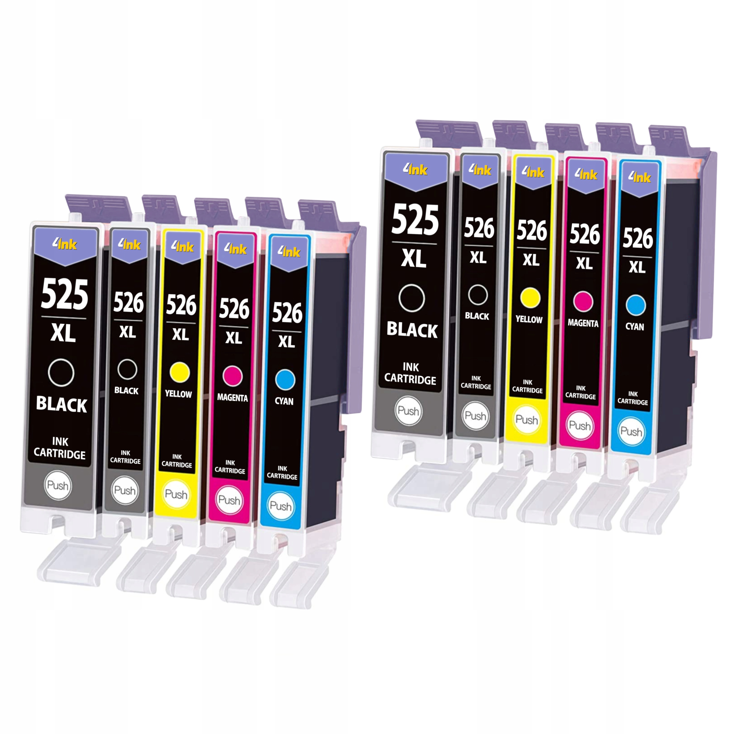 

10x Tusz Do Canon Pixma IP4950 MG5150 MG5250 5350