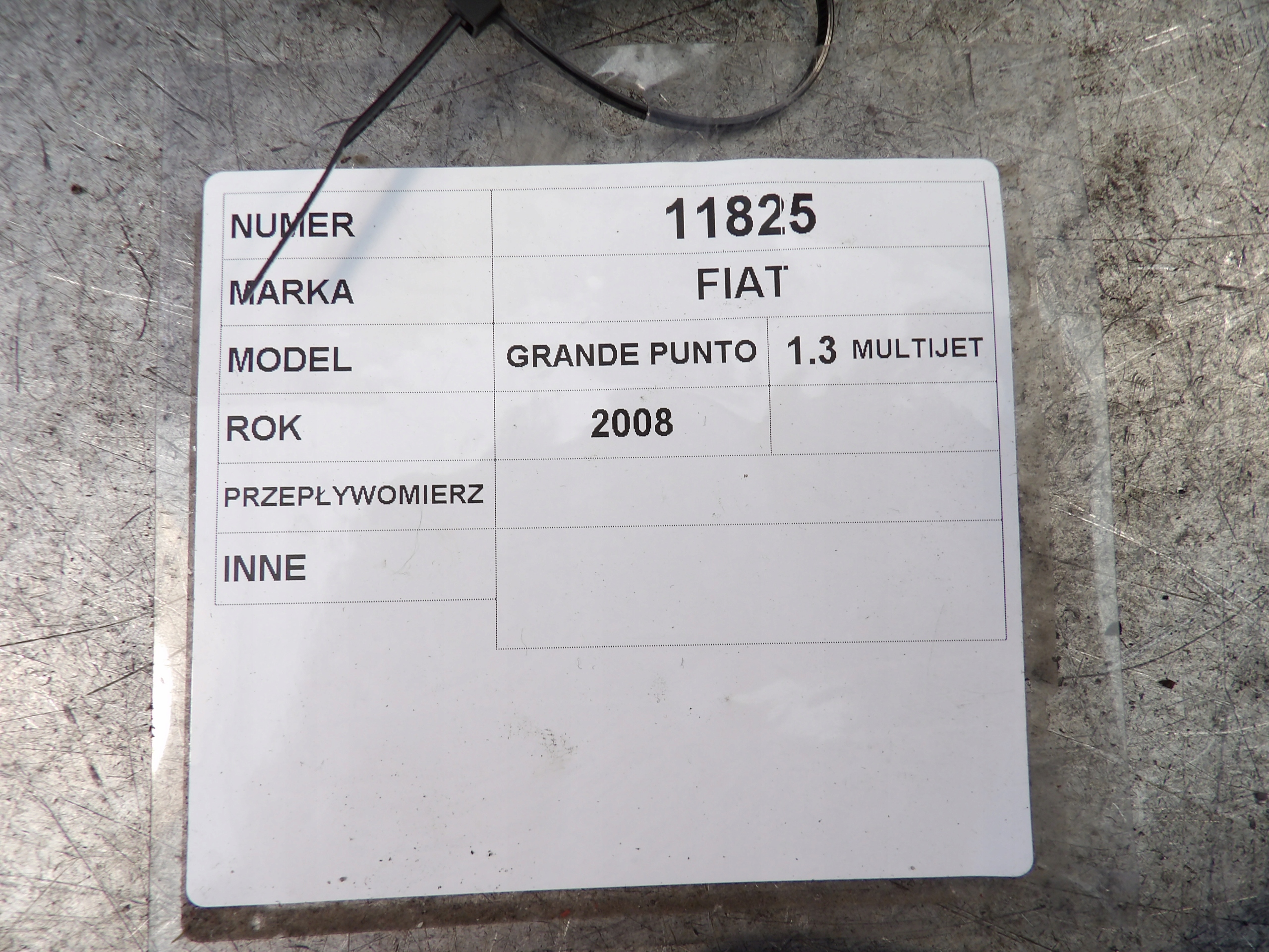 Fiat Grande Punto flow meter 0281002792 55183650