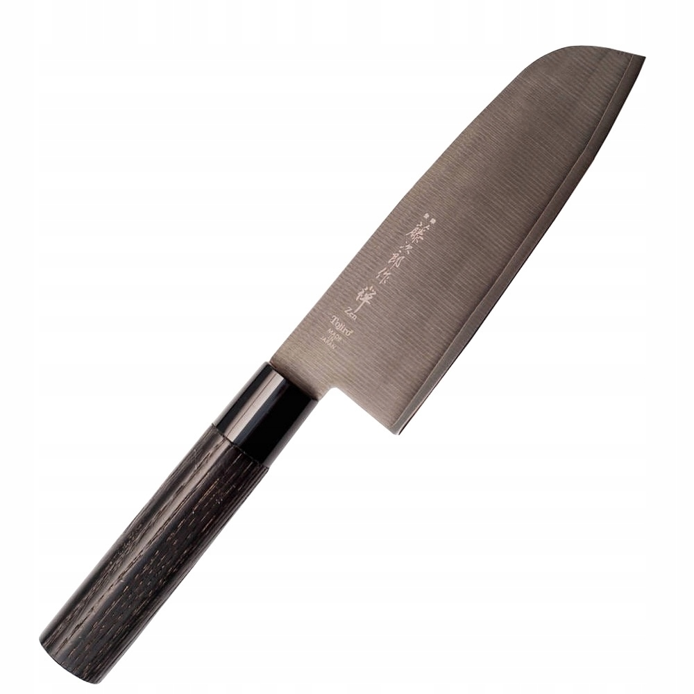 Tojiro Zen Black VG-10 Japonský ostrý kuchynský nôž Santoku na zeleninu 16,5 cm
