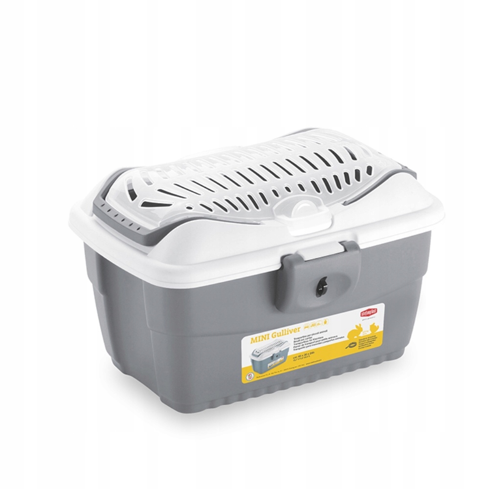 Levně Přepravka hlodavec Mini Gulliver, šedá