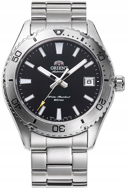 Nový originální Pánské Hodinky hodinkový stroj Orient Mako RA-AC0Q01B10B Automat černý