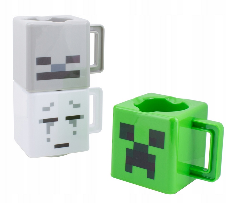 hrnček KELÍMKY MINECRAFT CREEPER PLASTOVÝ SKELET