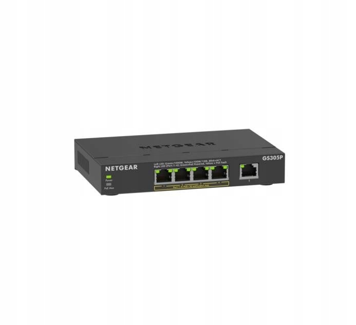 Netgear GS305P Switch 5xGE (4xPoE+ 63W)